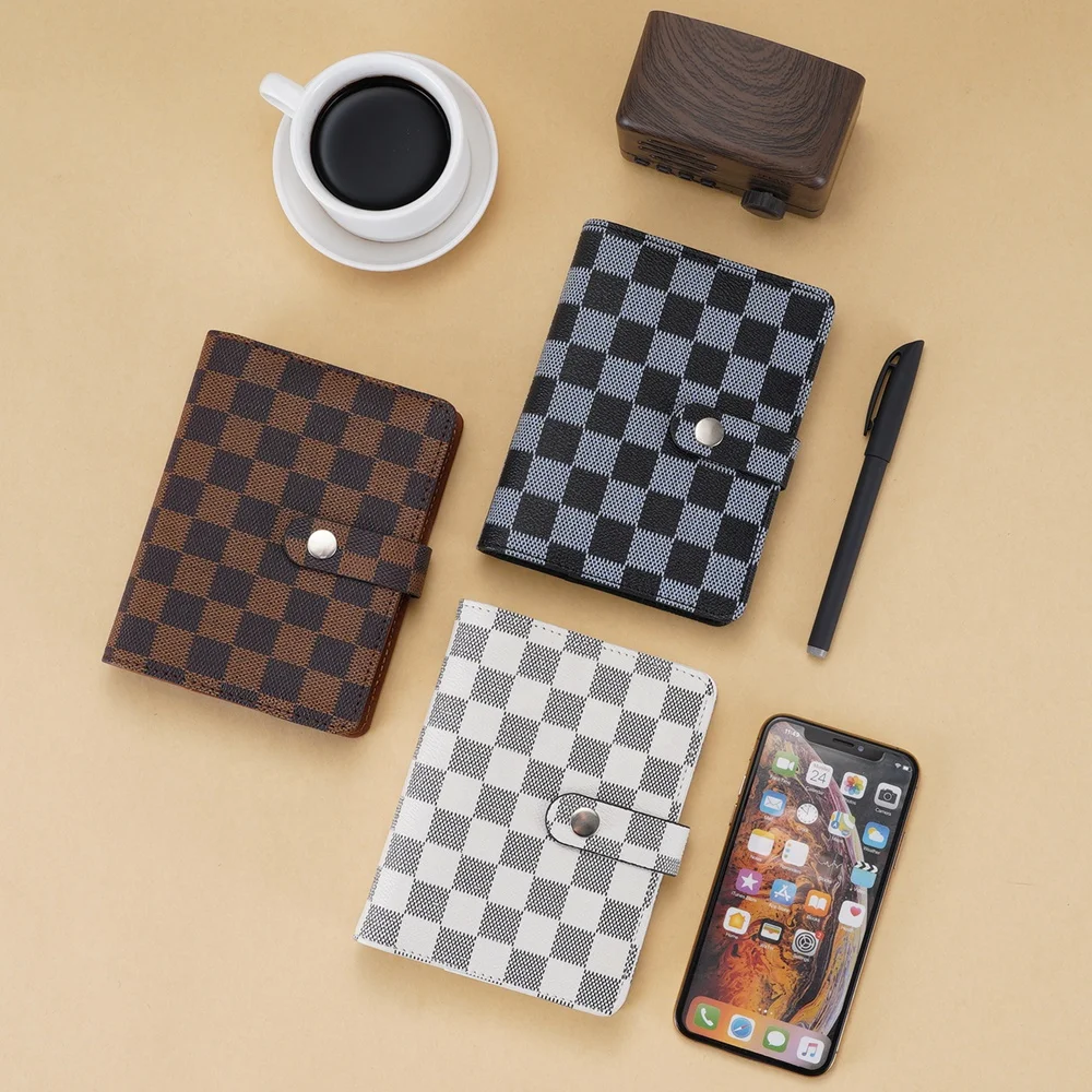 Damier Luxury Checkered A5 Binder Planner Journal Notepad Gift
