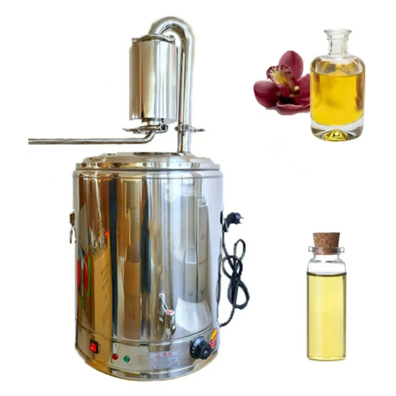 Durable Two Unit Essential Oil Extractor Using Steam Essential Oil Extractor by Microwave Assistance
