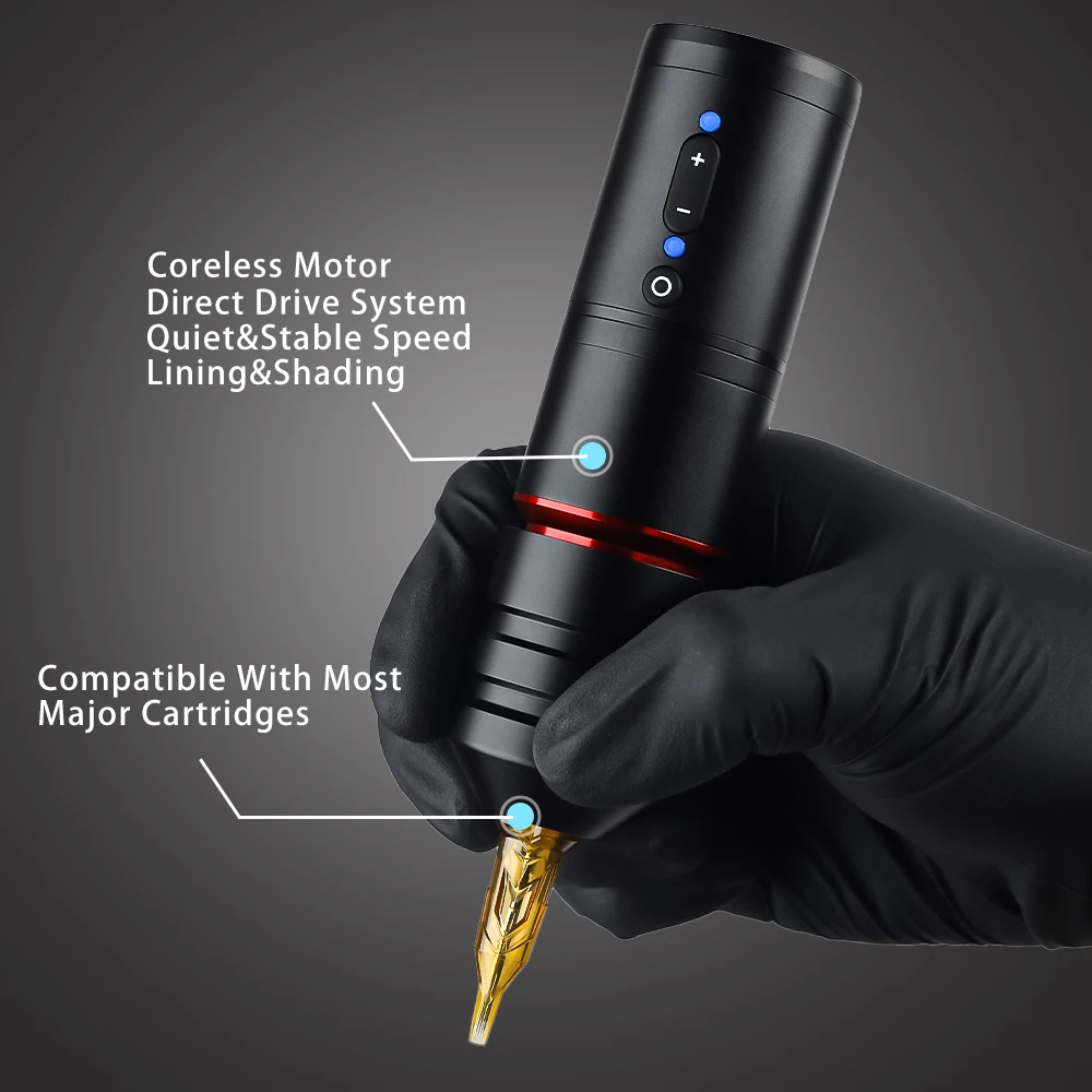 AMBITION Ninja pro　刺青 Ambition Ninja Pro Wireless Tattoo Pen Machine