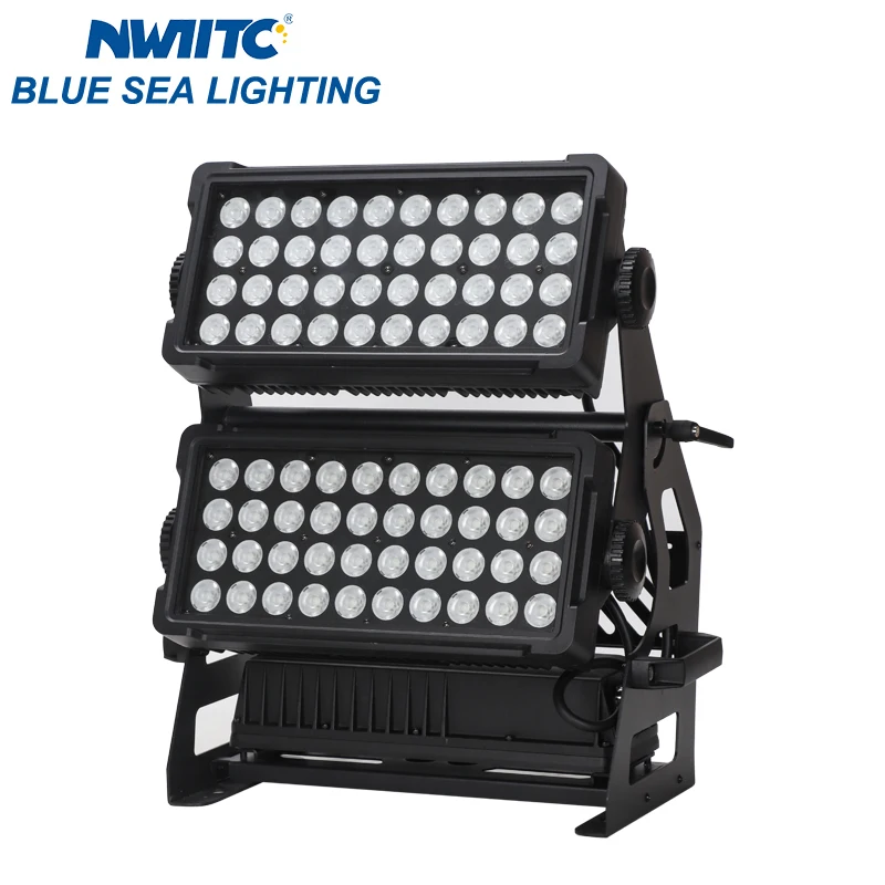 NEUTRIK REAN PowerCon Waterproof Outdoor RGBW 4in1 LED Flood Light 80x15W High Power for Club Events Stage Lighting DMX512 IP65