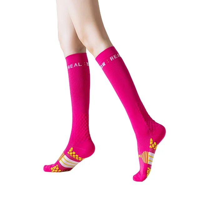 Factory price Long Tube Copper Compression Sock Pain Relief Stockings 15-20 mmHg Nylon Sport Knee High Socks