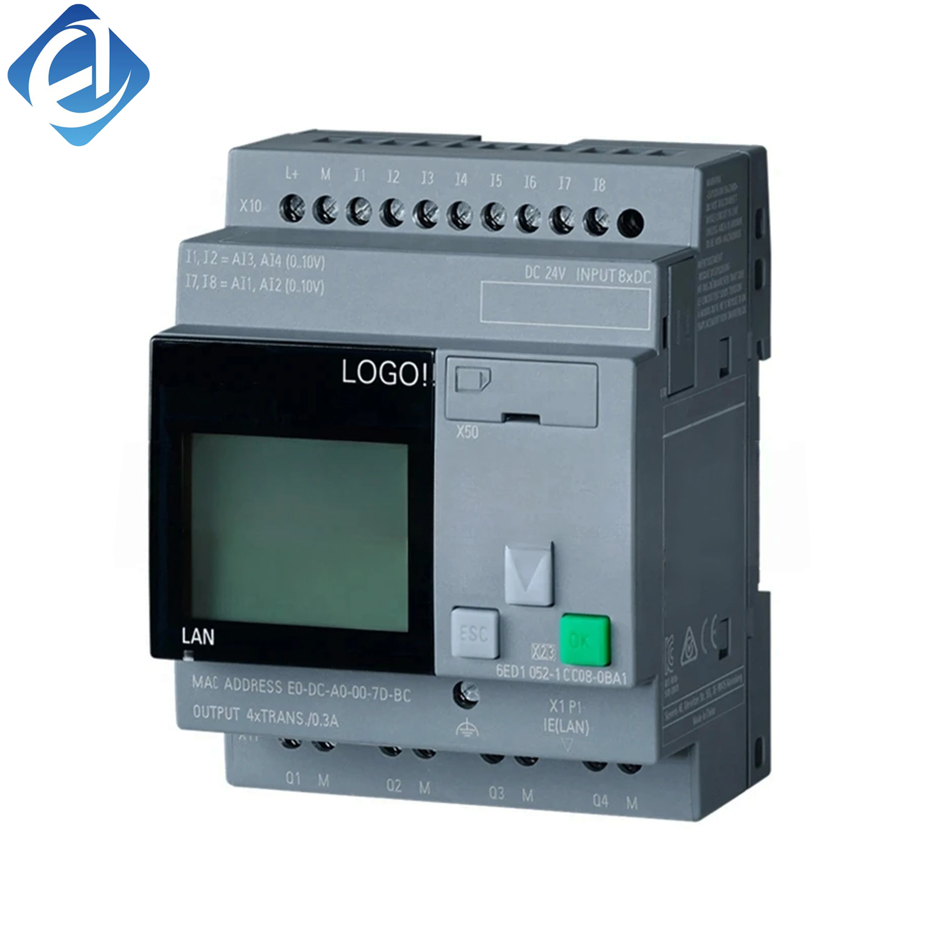 New Original 6ED1052-2CC08-0BA0 6ed10522cc080ba0 LOGO  Logic Module Stock in Warehouse