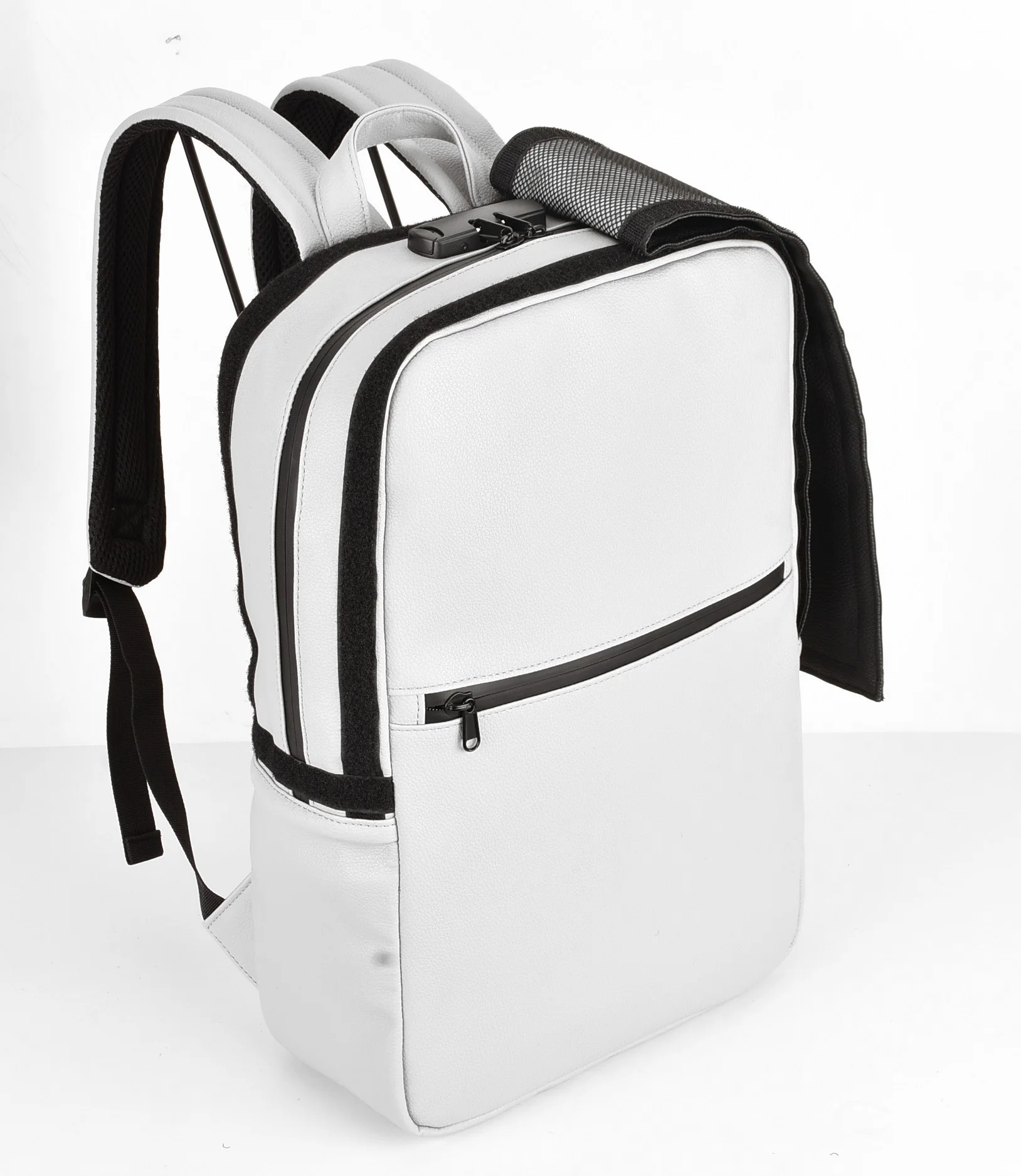 Custom Smell Odor Scent Proof Backpack With Combo Lock And Carbon