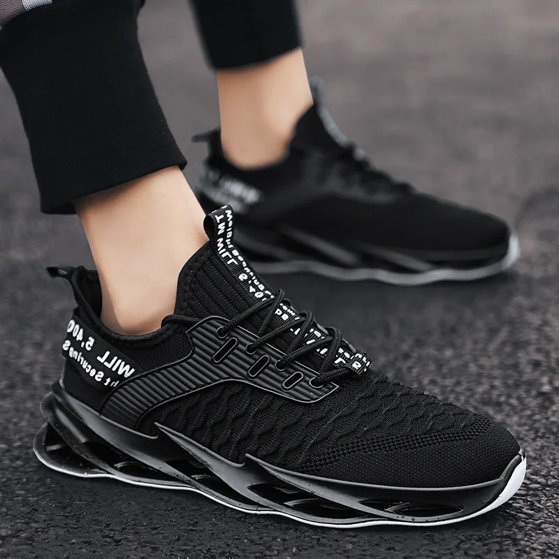 2 Pairs Men Fashion Sneakers Handiness Casual Shoes Men Color Stitching male