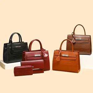 Luxury Designer Handbags for Women 3 Pieces Set Shoulder Bag Hobo Purse Tote Bag for Lady