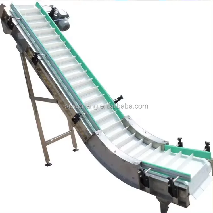 Elevator Modular Belt Conveyo Bucket Elevator Lifting Belt Conveyor ...