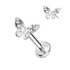 Titanium natural color pin