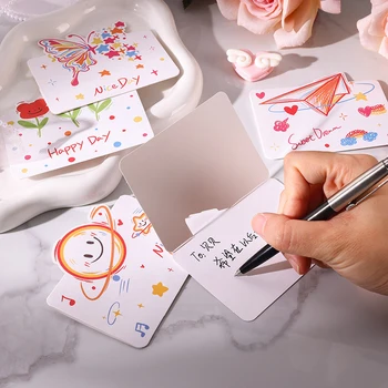 Cartoon Cute Greeting Card Banquet Party Personalized Thank You Card Printing Kids Birthday Card Party Return Gift Customization