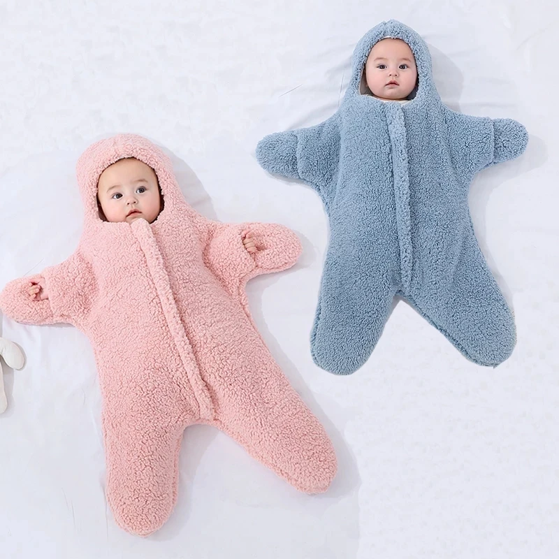 06 Months Newborn Clothes Winter Keeping Warm Baby Sleeping Bag Soft