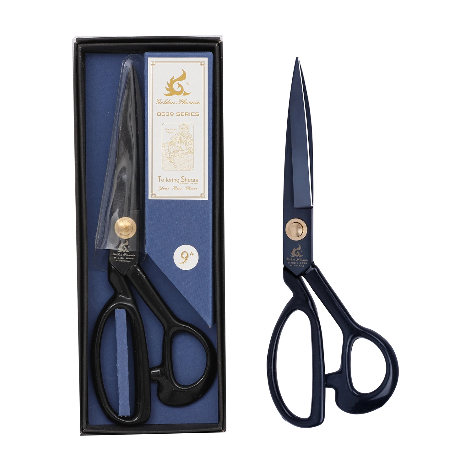 Professional Tailor Scissors 9 Inch for Cutting Fabric and Leather