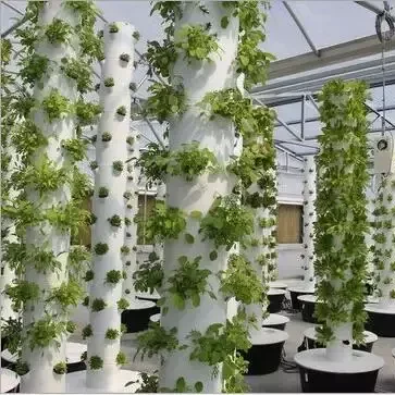 DIY Aeroponic Hydroponics Stackable Growing Systems New Agriculture Garden Vertical Petal Hydroponic Tower Growing Systems