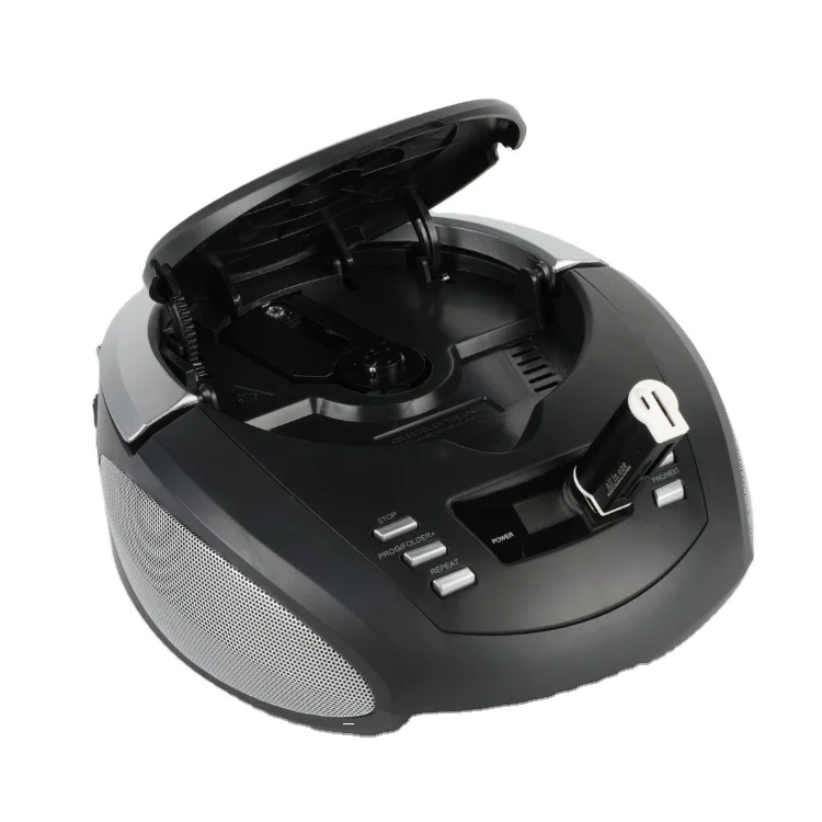 Portable Retro Fm Radio Cd Boombox Cd Player With Fm Usb Bt Cd Speakers