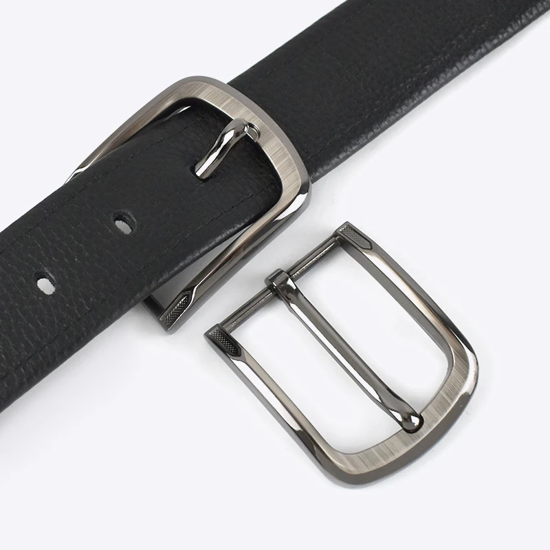 小物 HUMAN MADE LEATHER BUCKLE BELT MeeTee ZK895 40mm Pin Jeans Pants Alloy Laser Engraving Decoration