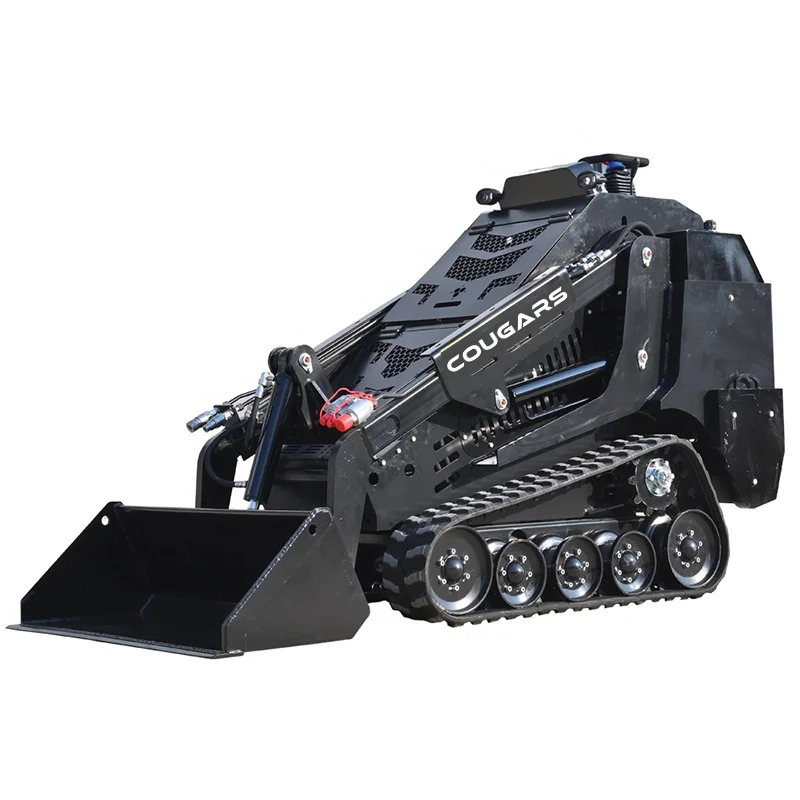 COUGARS Tracked Mini Skid Steer Loader Skid Steer With Skid Steer BucketHammer Breaker
