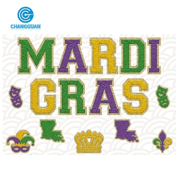 mardi gras patches wholesale