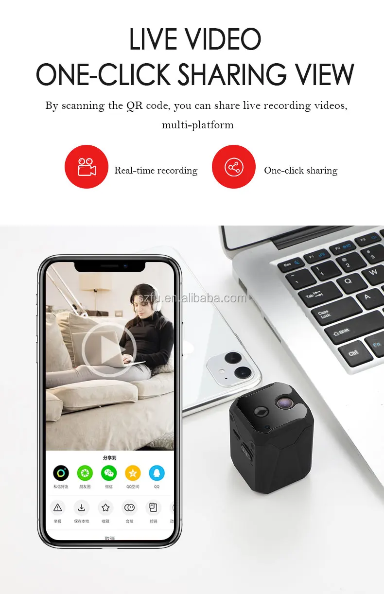Remote Control Video 1080p Wireless Wifi CCTV Y05 Camera Home Security Surveillance Alarm Mini Cameras