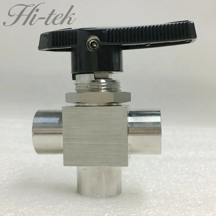 Factory Direct Stainless Steel Female Thread 3-Way Manual Instrument Ball Valves High-Temperature Media OEM Customization