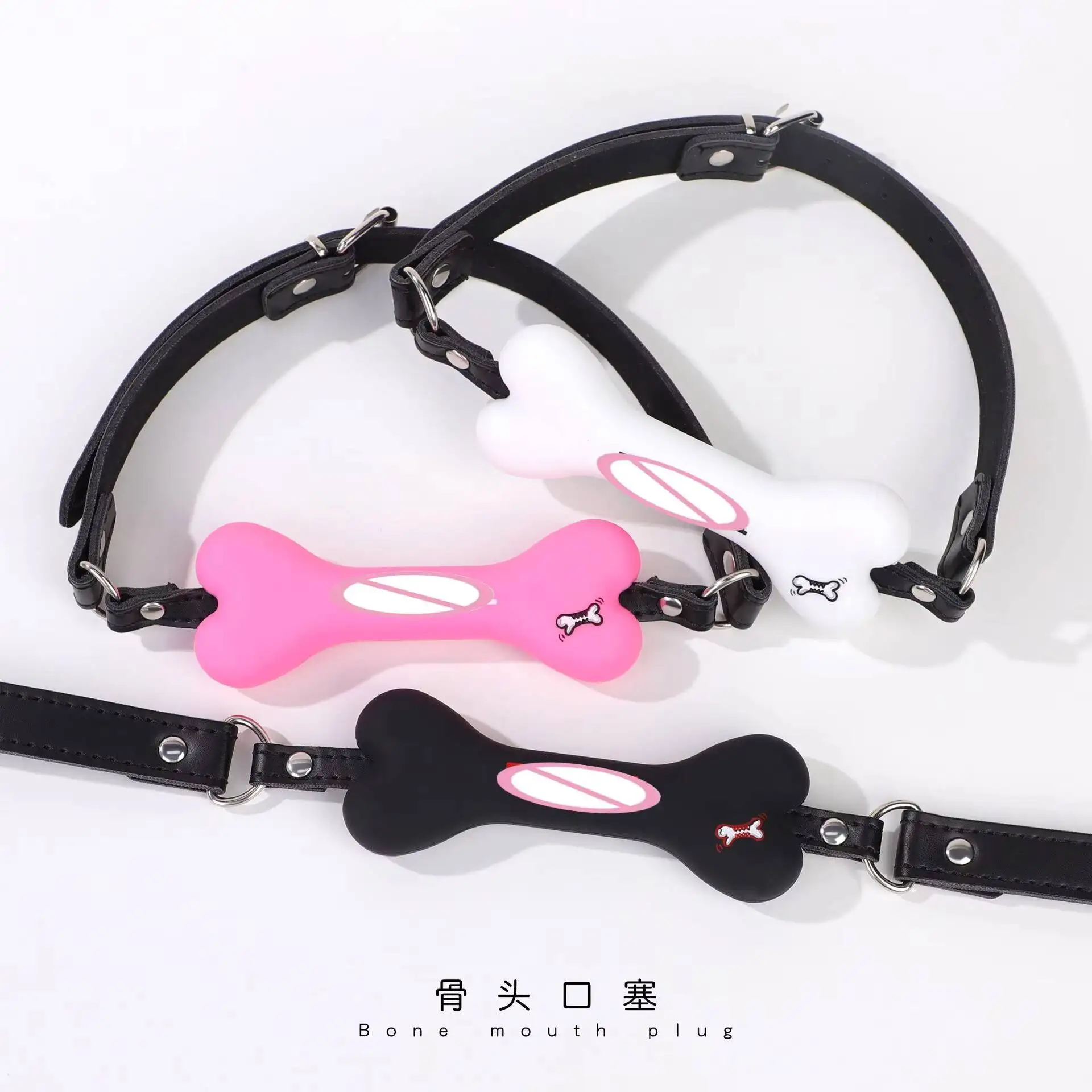 シリコンレザー拘束犬用骨型口枷ペット用骨型噛みボールギャグBDSMフェチ拘束具セックストイ、Alibaba.com のモバイル サイトから