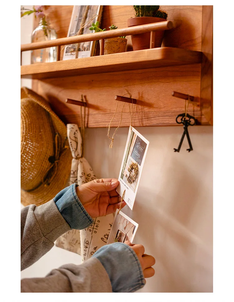 Wooden Electricity Meter Box Custom Wood Shelf Modular Display Cover Home Decoration Building