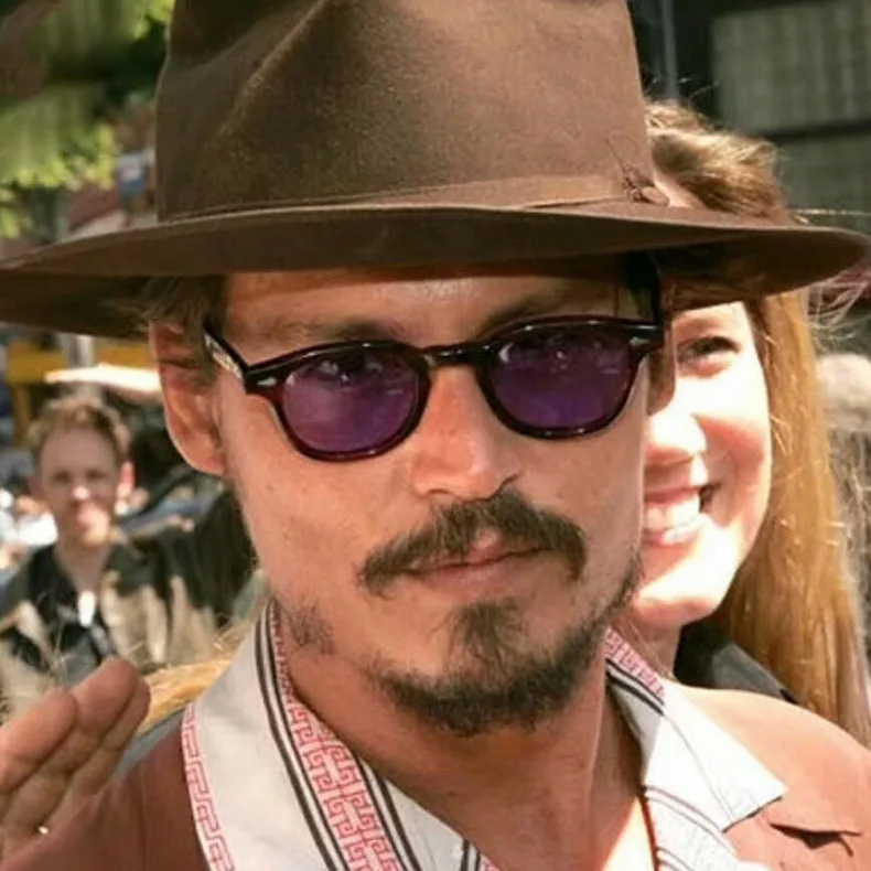 Johnny Depp Style Sunglasses Johnny Depp Oval Sunglasses For Men