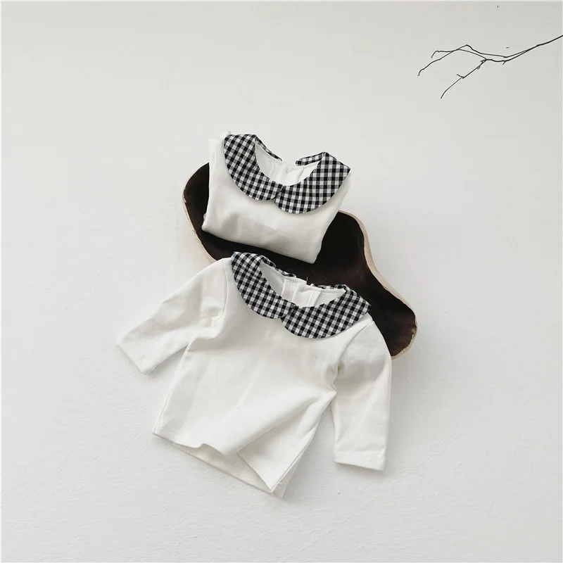Q2-baby 5026 Toddler Shirt Suspender Trousers Baby Two Piece Cotton Longsleeves Sets