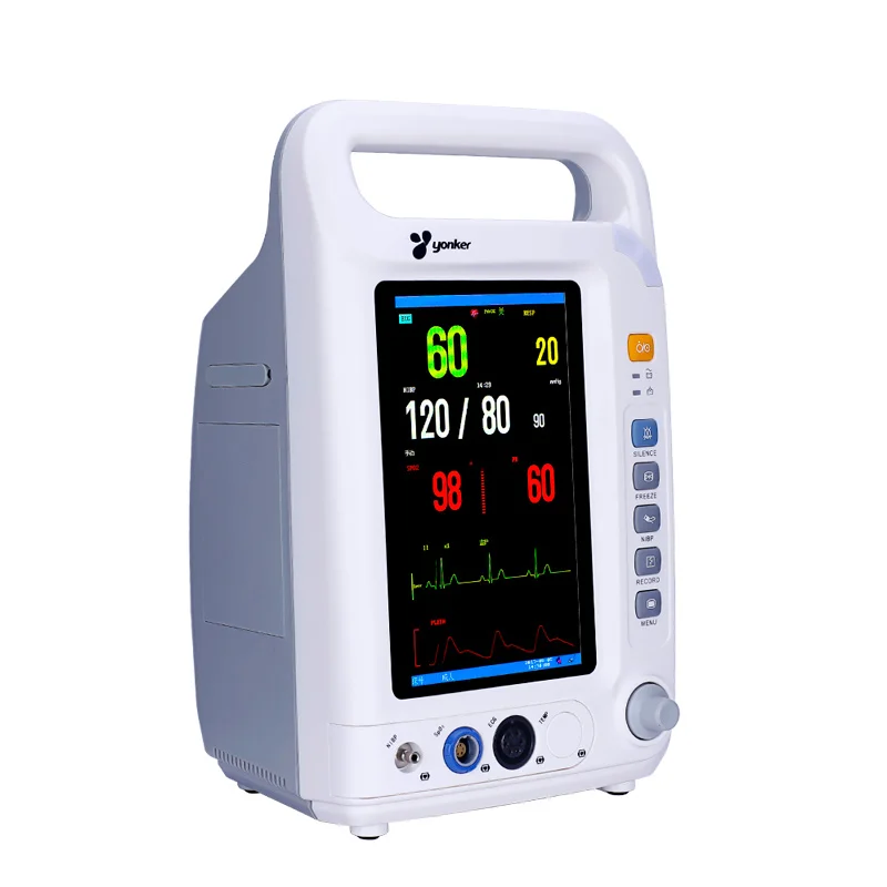 Монитор сердечного ритма Yonker 8000a, 4 параметра NIBP + SPO2 + TEMP + PR