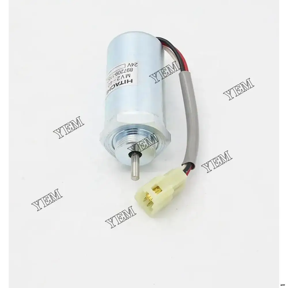 Construction Machinery 24V Stop Solenoid 8972091152 for Isuzu 4LE2 4LE2X for Sumitomo for Hitachi Excavator
