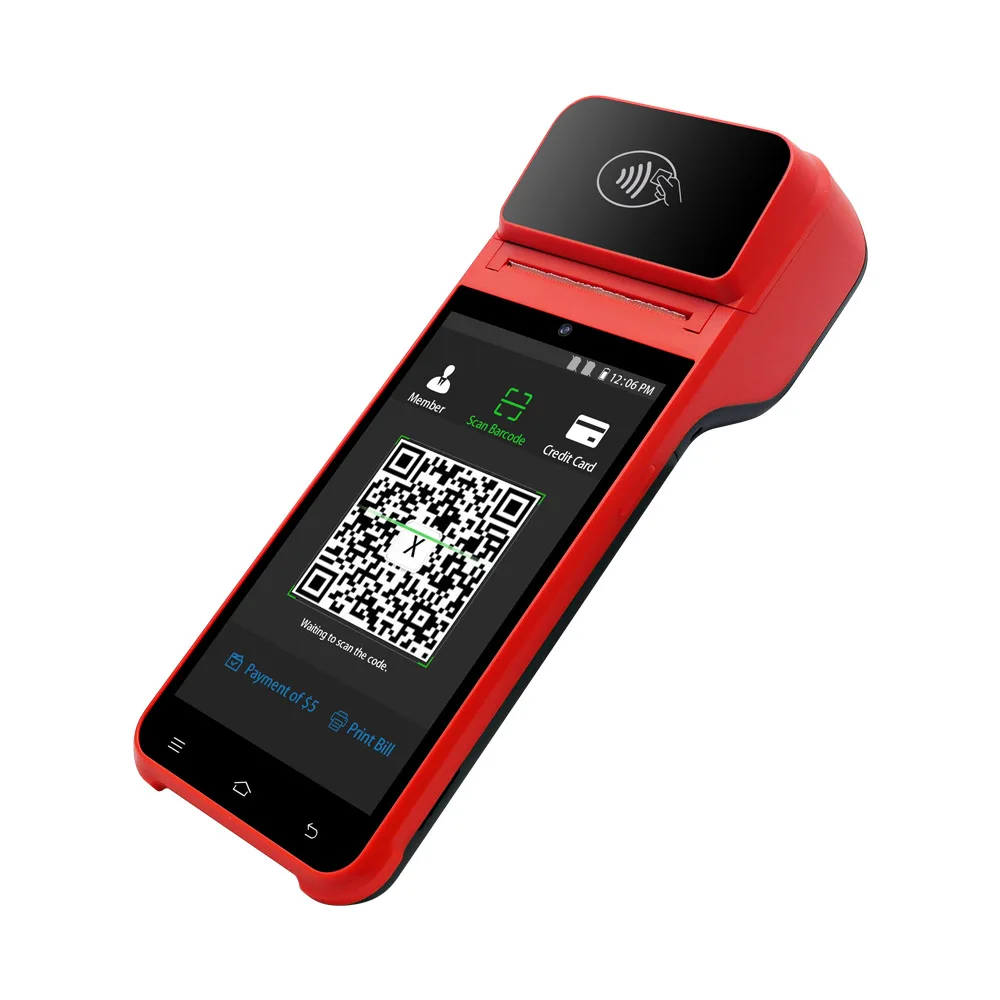 Z92 Android 12.0 POS Machine with NFC Card Reader & Thermal