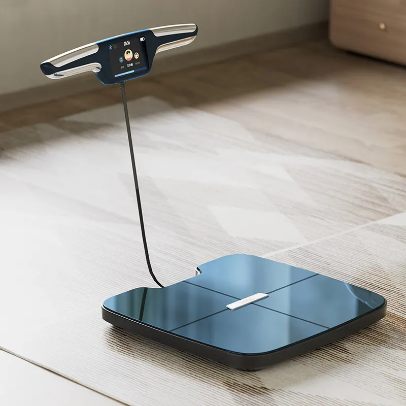 TFT Large Screen Wifi bluetooth Scale Analysis Bmi Digital 8 Electrodes Scale Smart Body Fat bluetooth Scale