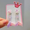 Lolita pink-purple fishtail ear clips