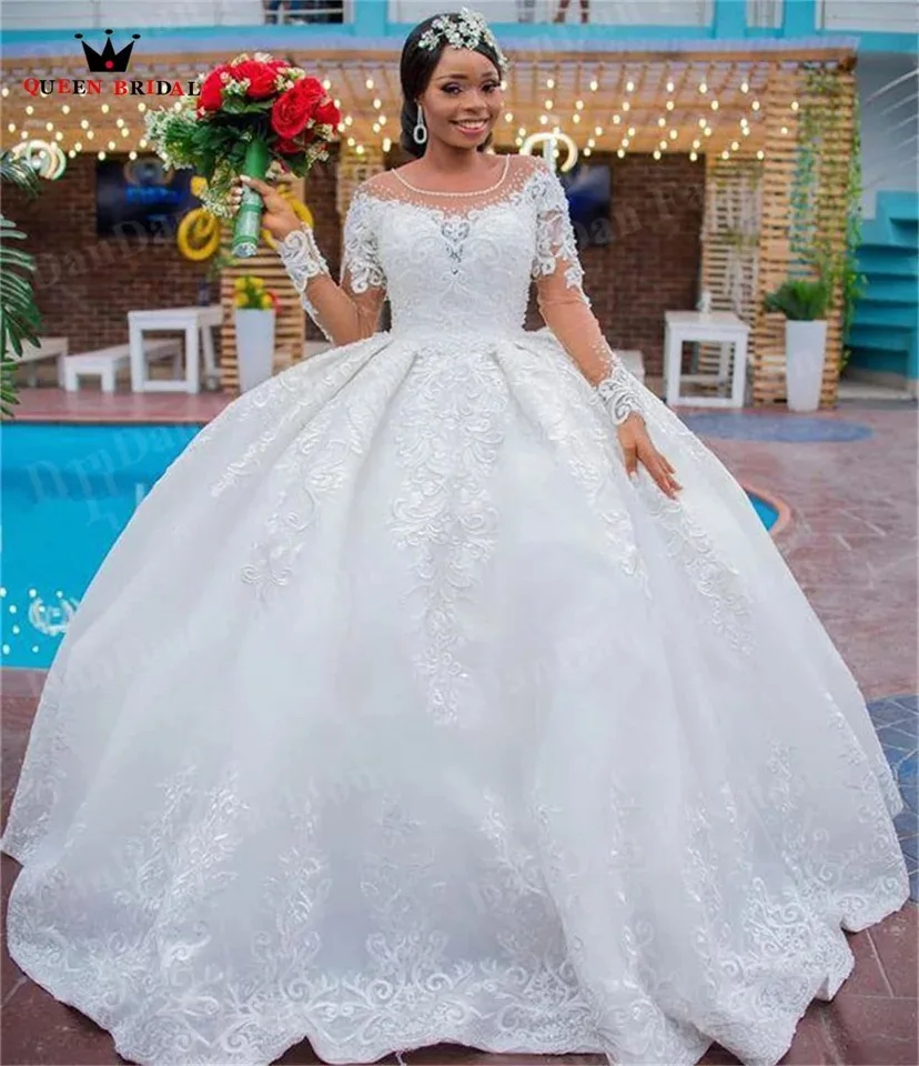 Illusion Off-the-shoulder Cap Sleeve Wedding Dress - Promfy