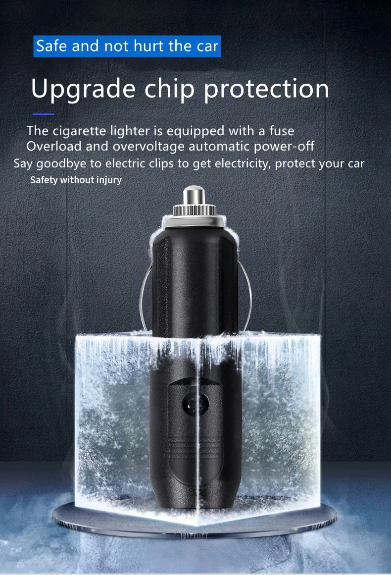 Безопасный беспроводной мини-насос с цифровым дисплеем для накачивания шин воздушный