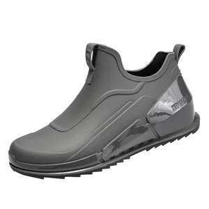 JDS Chef Shoes PVC Material Waterproof Non-slip Stock Men Kitchen Shoes Boots