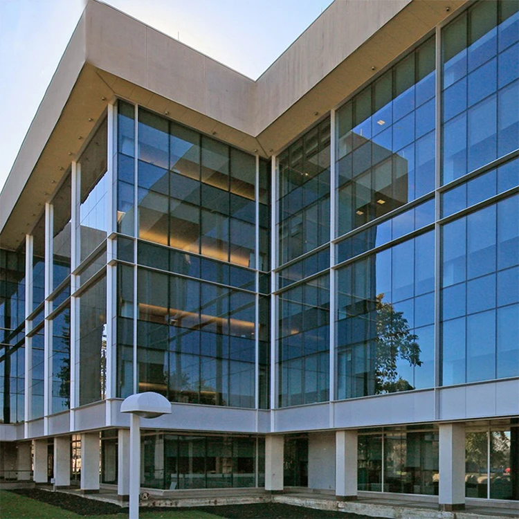 LML Glass Curtain Wall Customized Commercial Unitized Skyscraper Aluminum Windows System Glass Wall AS