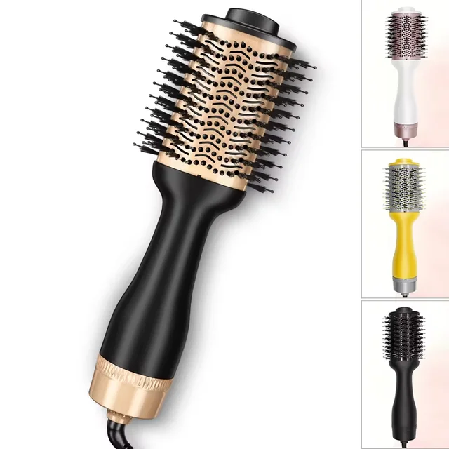 Professional Salon 3 In 1 Ionic One Step Hair Straightener Cepillo Secador Electric Volumizer Hot Heat Air Comb Blow Dryer Brush