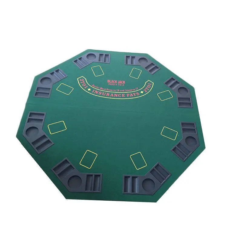 
 Роскошный дешевый персонализированный покерный стол на 8 мест для казино, складной для продажи  