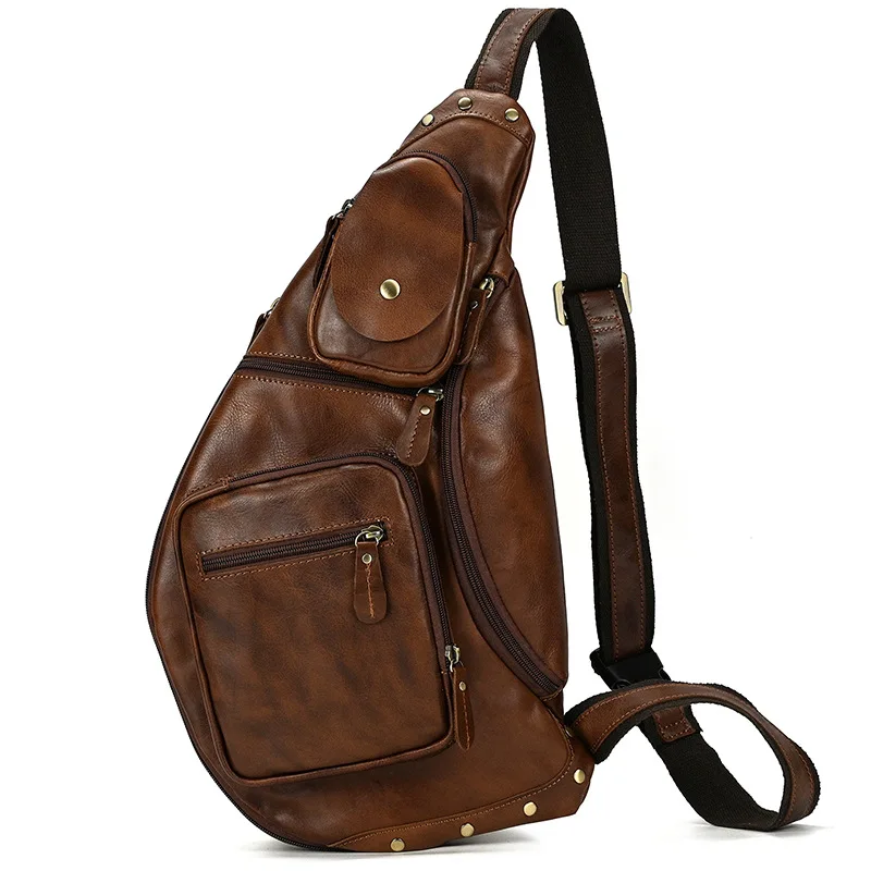 Vegetable tanned leather brown 