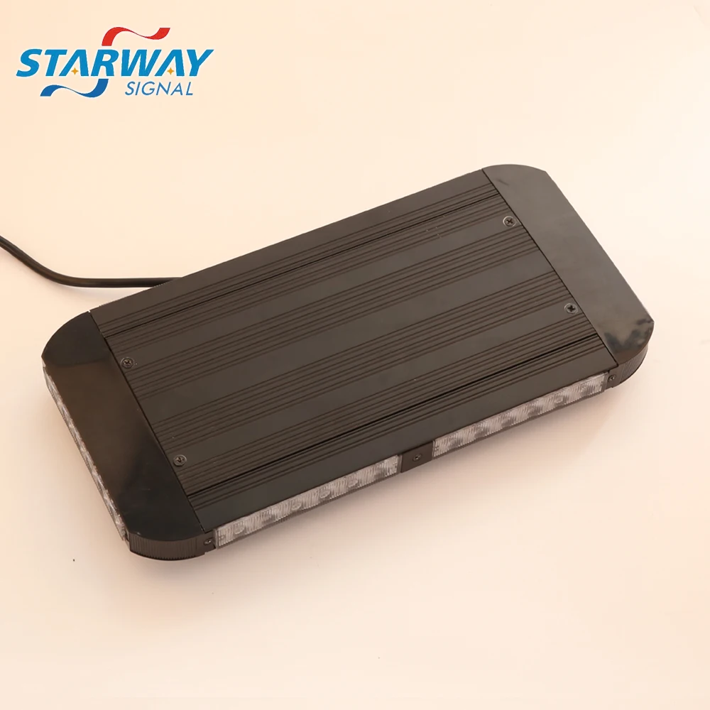 Starway Low Profile 14" 6 TIR 3W Chameleon Dual Color Warning LED Mini Light bar