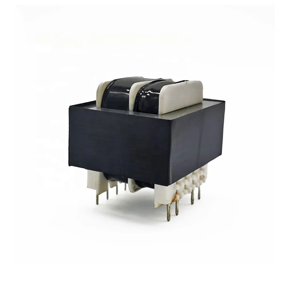 Vertical Mount 120V EI Transformer Dual 9V 1VA for Preamp Circuit Space Saving Power Transformer with 50Hz and 60Hz Frequency