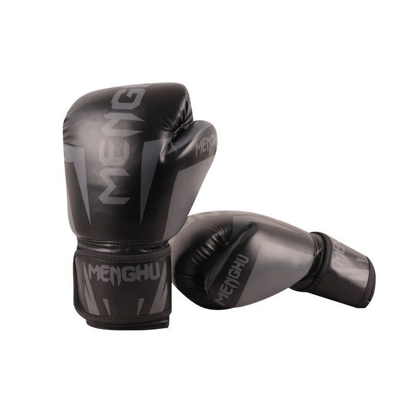 
Hot Sale China Factory Professional Training PU Leather Boxing Gloves Custom Logo 