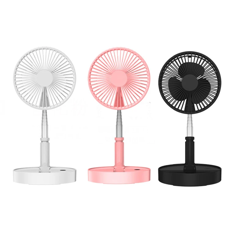 Table Fan Air Circulator Personal Desk Usb Rechargeable Battery Cooling Portable 
