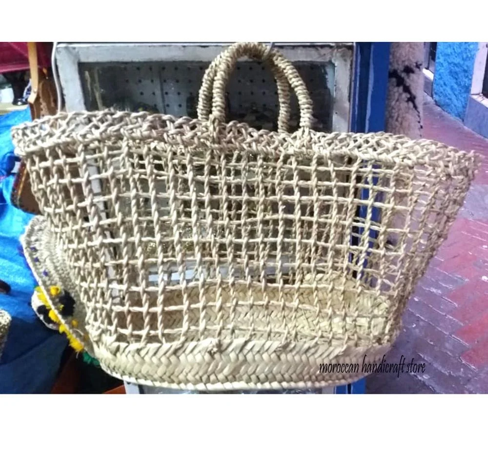 Rattan Bag Straw Messenger Handbag Rattan Purse Wicker 
