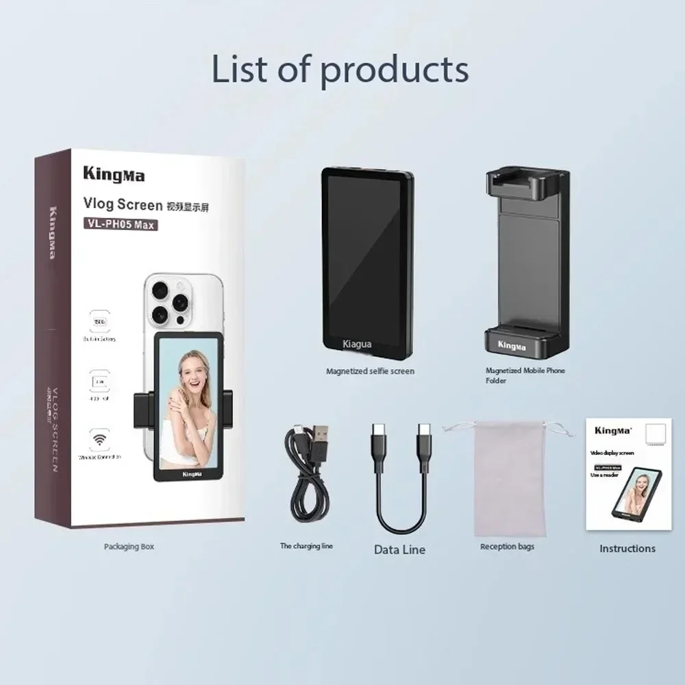 新品 King Ma 5インチ iPhone自撮りモニタ VL-PH05 Max 新品 King Ma 5インチ iPhone自撮りモニタ VL-PH05 Max - メルカリ