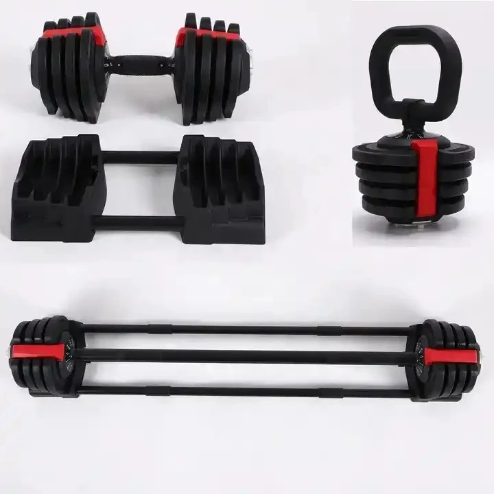 Free Weights Set Dumbells Adjustable Dumbbell Weight Plates 40lb Workout Multi Gym Fitness Equipment 18kg Adjustable Dumbbells