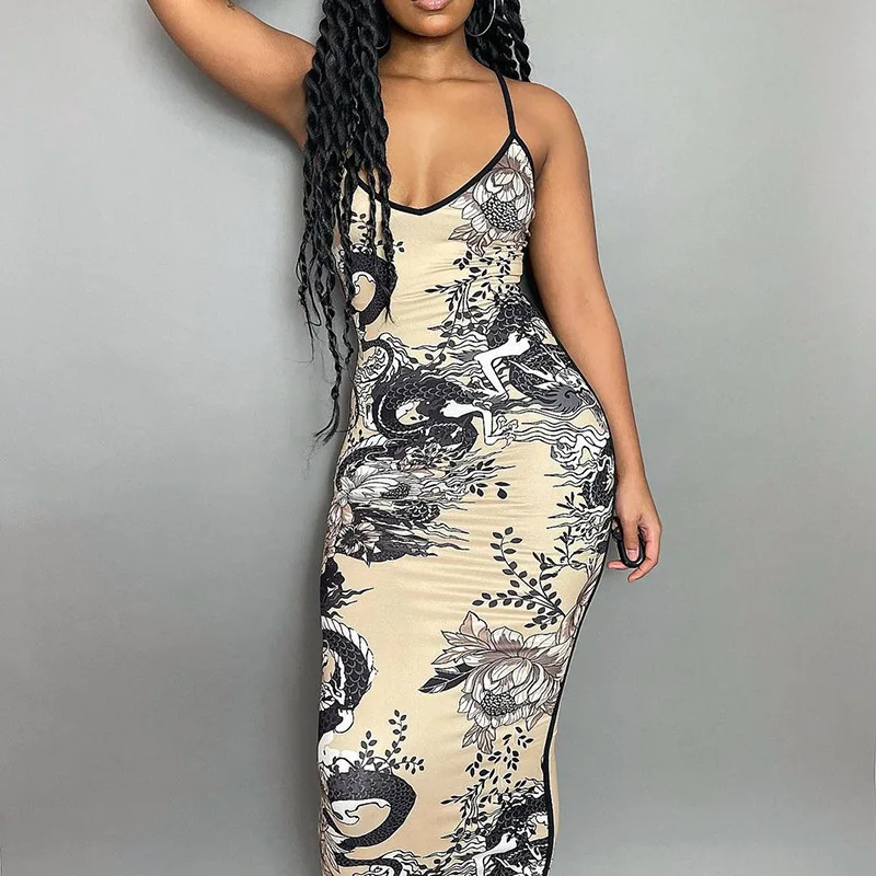 fashion nova green long sleeve dress Kaleidoscope Fitted Bodycon Dress – OhSoFly main image 1