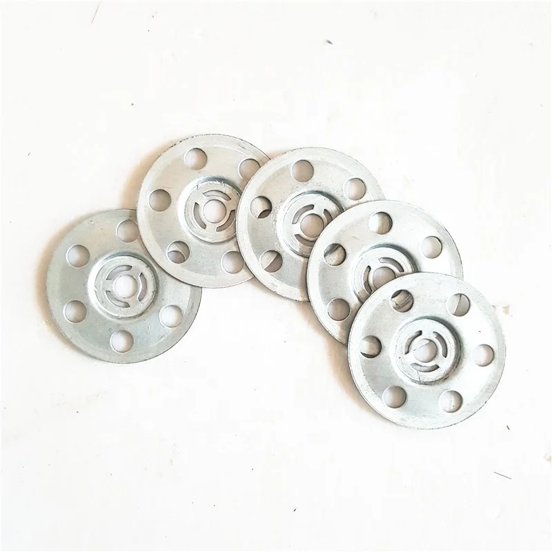 35mm Metal Insulation Discs Tile Backer Fixing Washer With Plasterboard Screws 