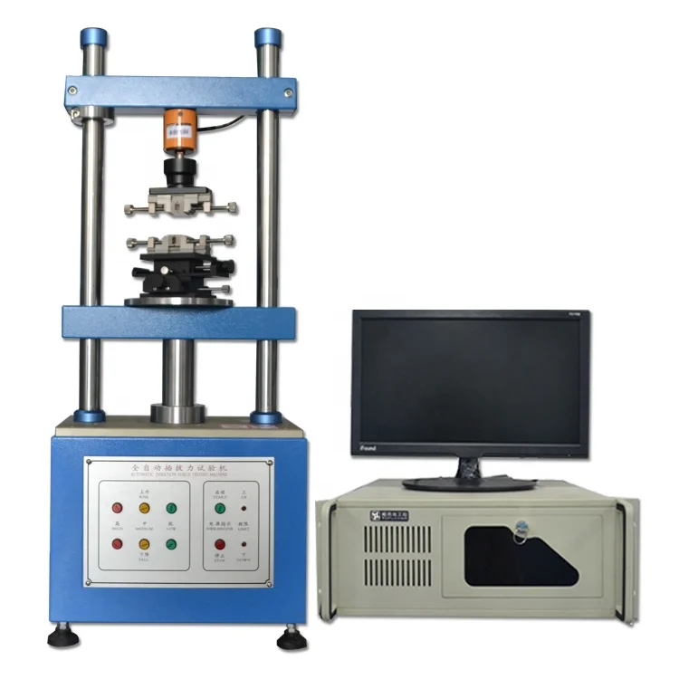ZONHOW Connector Pull Out Test Equipment, 1220S Insert and Extract Force Test Machine, USB Socket Pull Out Plug Test Equipment
