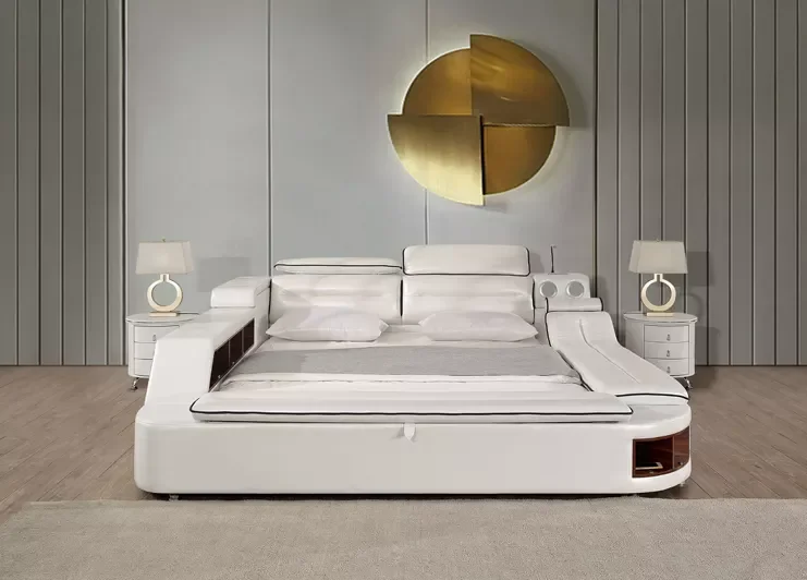 KEHUI Bedroom Cheapest Smart Massage Bed with Mexico Function Modern King Number Led Smart Massage Bed