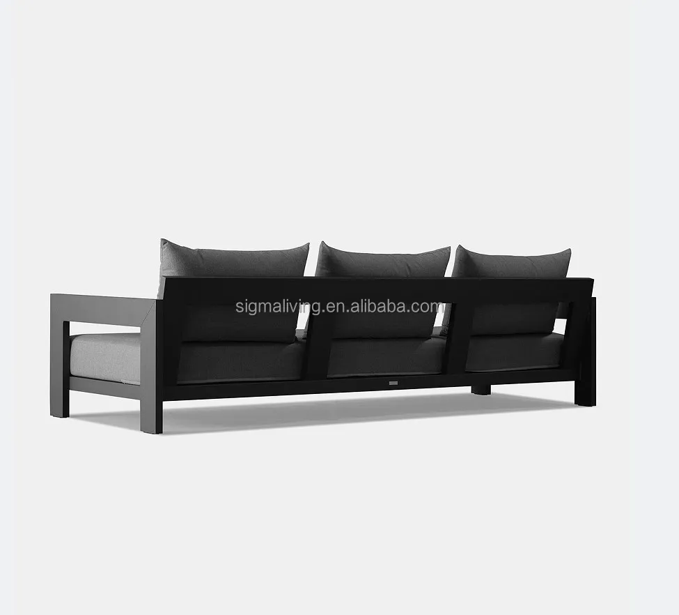 Outdoor Garden Sets Patio Furniture Set Outdoor Sofa Luxury Hotel Furniture 3 Seat Sofa