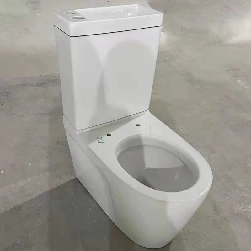 Tanque Doble Japonés Para Wc,Lavabo Inteligente Para Baño,Inodoro Gris